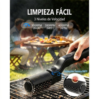 Rodillo de limpieza con protección térmica.